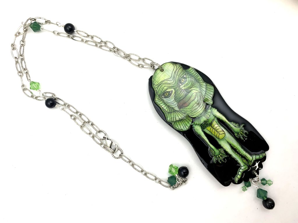 Creature from the Black Lagoon black necklace